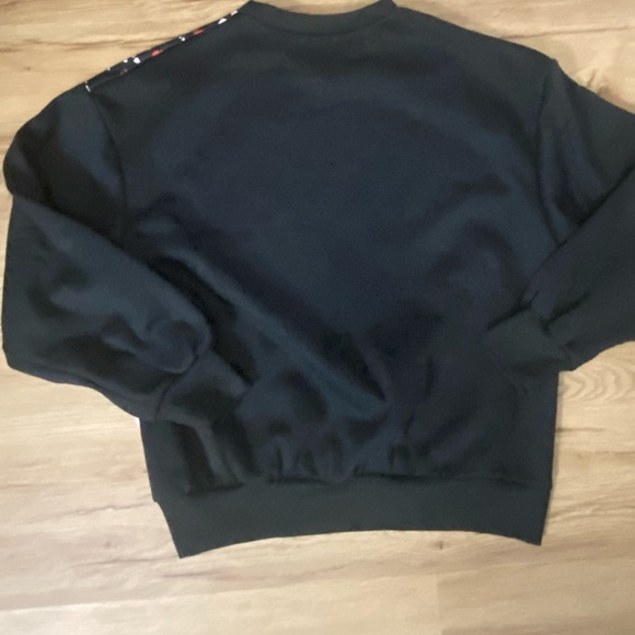 Jack Daniel’s Black & Cream Acid Wash Size Medium M Oversized Sweatshirt Sweater - Picture 7 of 7